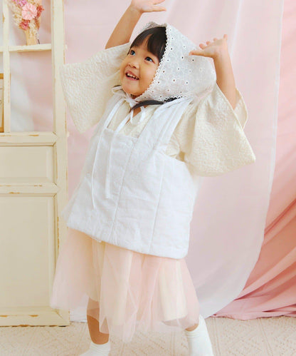 蕾絲裝飾 被布外套 女兒節款