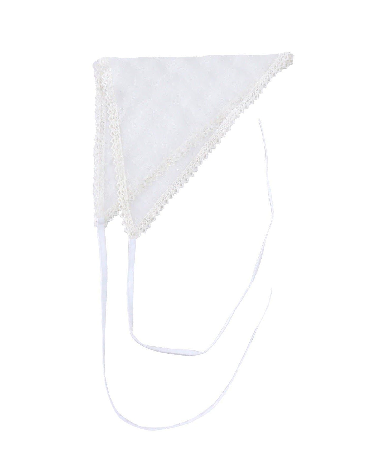 雛祭主題蕾絲頭巾