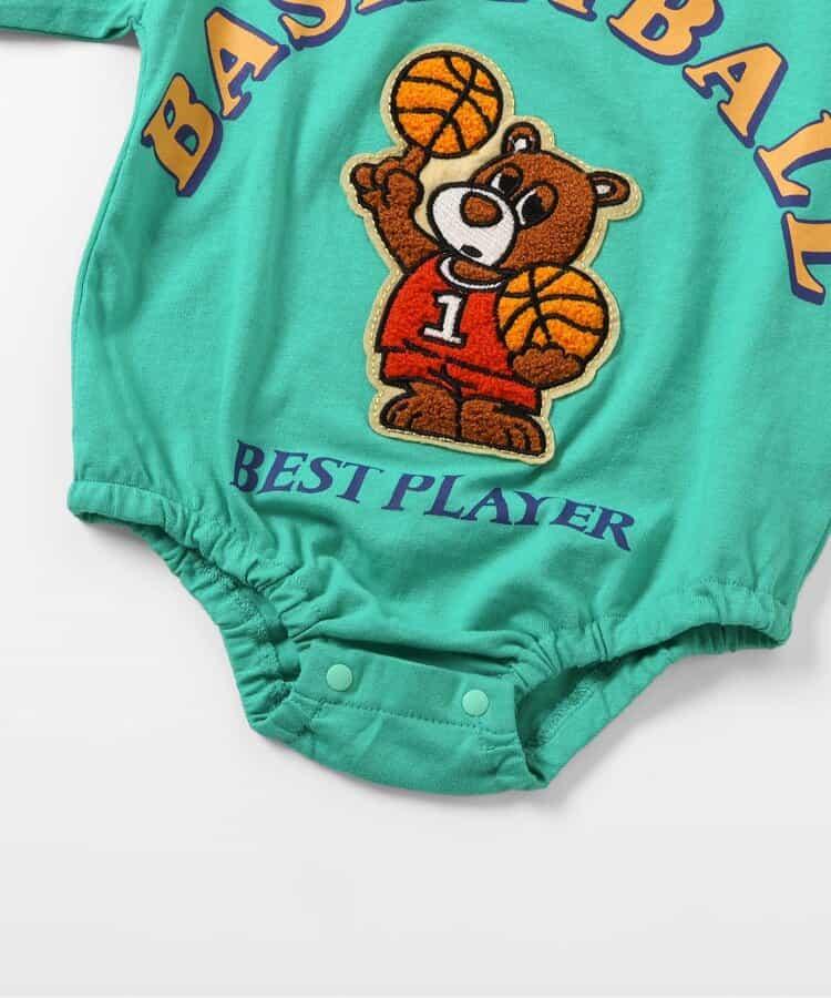 獨特毛巾繡貼 連體衣