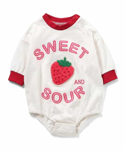 獨特毛巾繡貼 連體衣