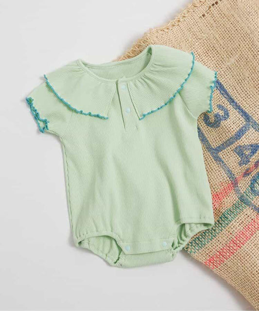 Bpop 有領連體衣