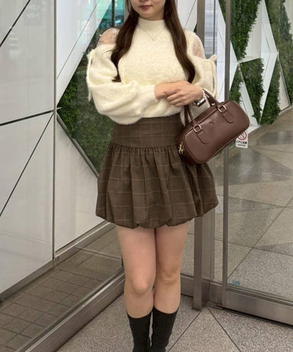 RMAF 露肌珍珠設計針織上衣