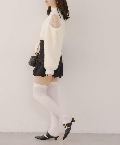 RMAF 露肌珍珠設計針織上衣