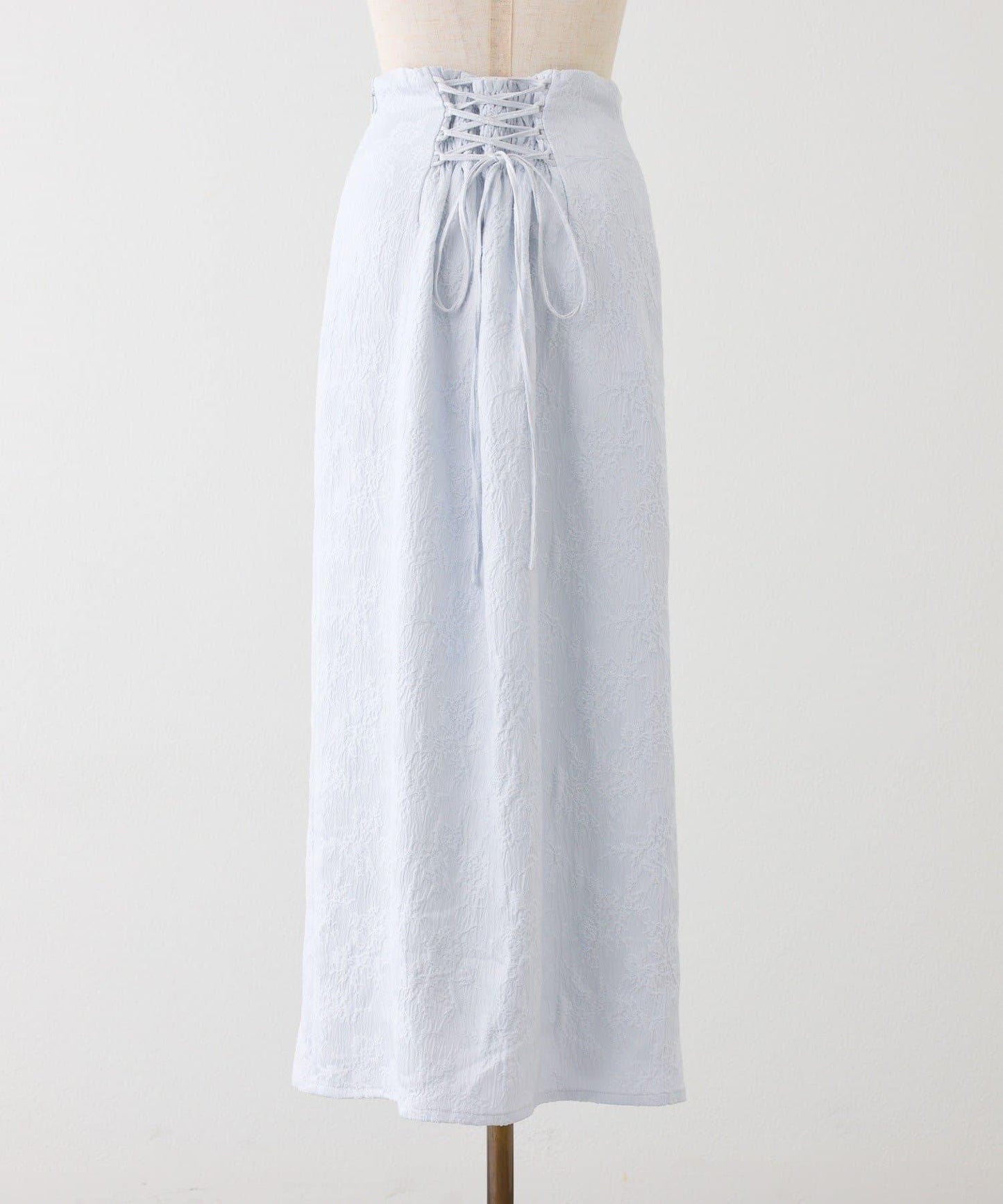 可成套 後繫帶開叉 修身 半身裙