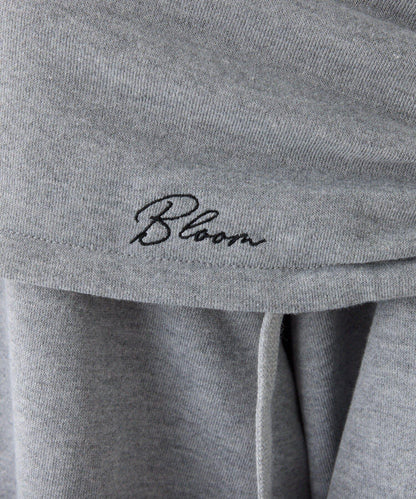 露肩連帽衛衣連衣裙