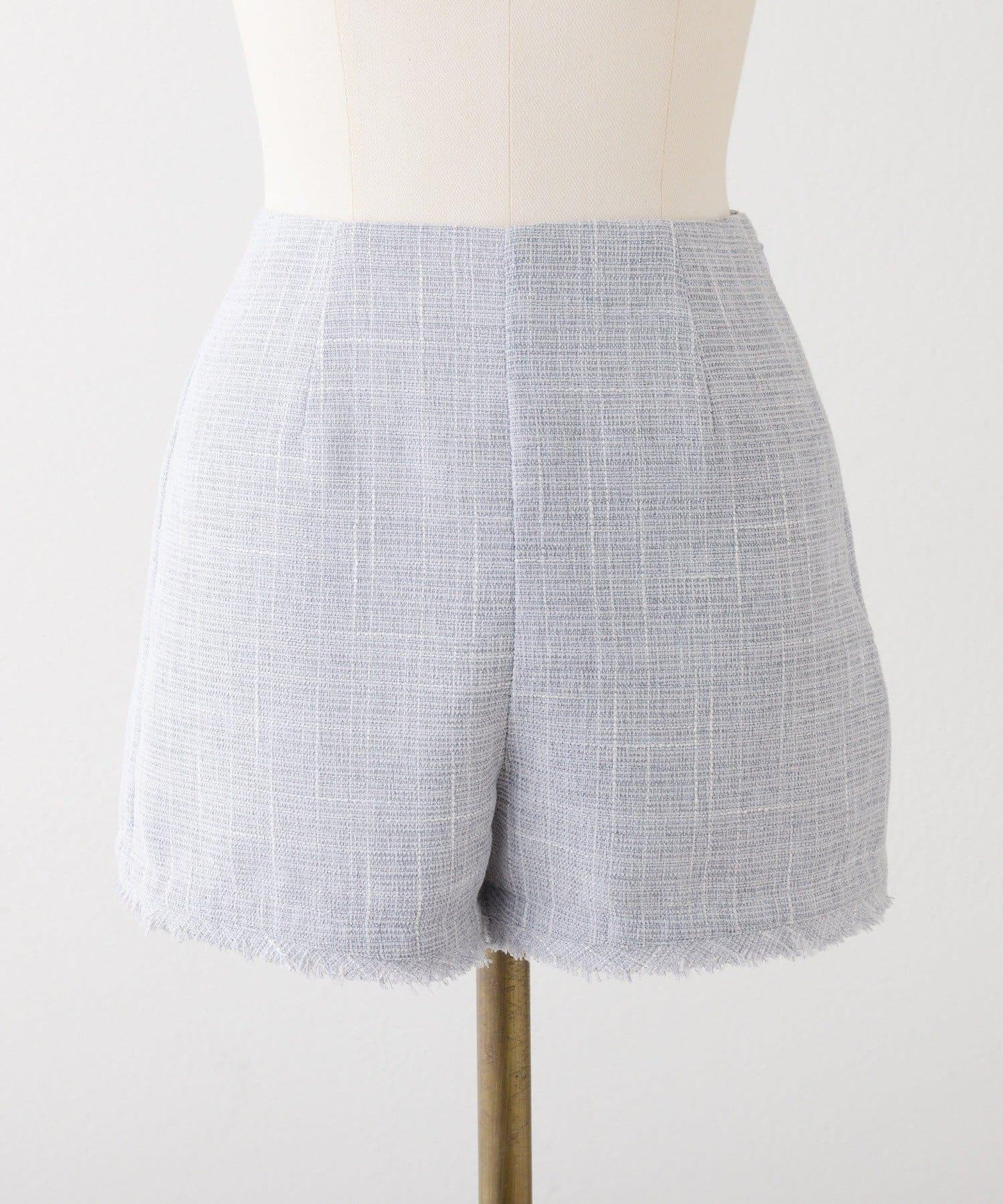 可成套搭配 粗花呢短褲