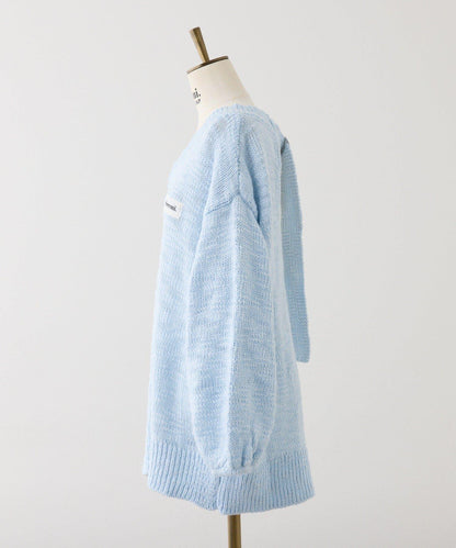 粗節針織 中長款 連衣裙