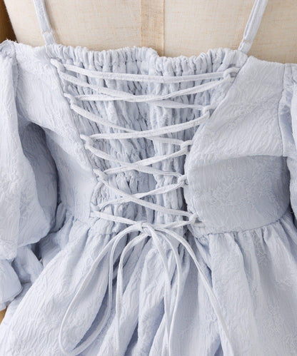 可成套搭配 泡泡袖 女襯衫