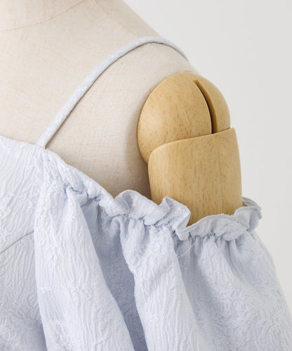 可成套搭配 泡泡袖 女襯衫