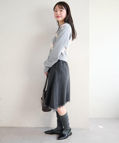 菱格POLO針織上衣