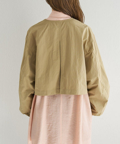 無領設計 尼龍 夾克 B款