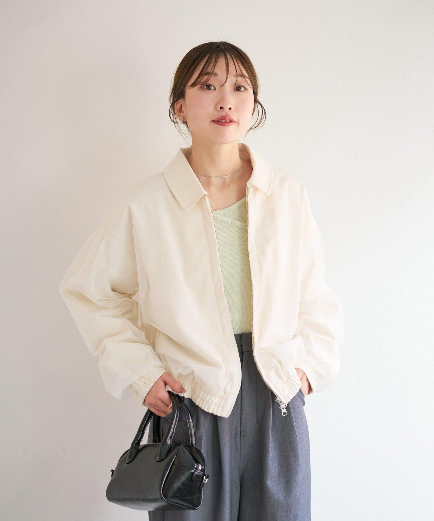 B 網紗層次拼接 夾克