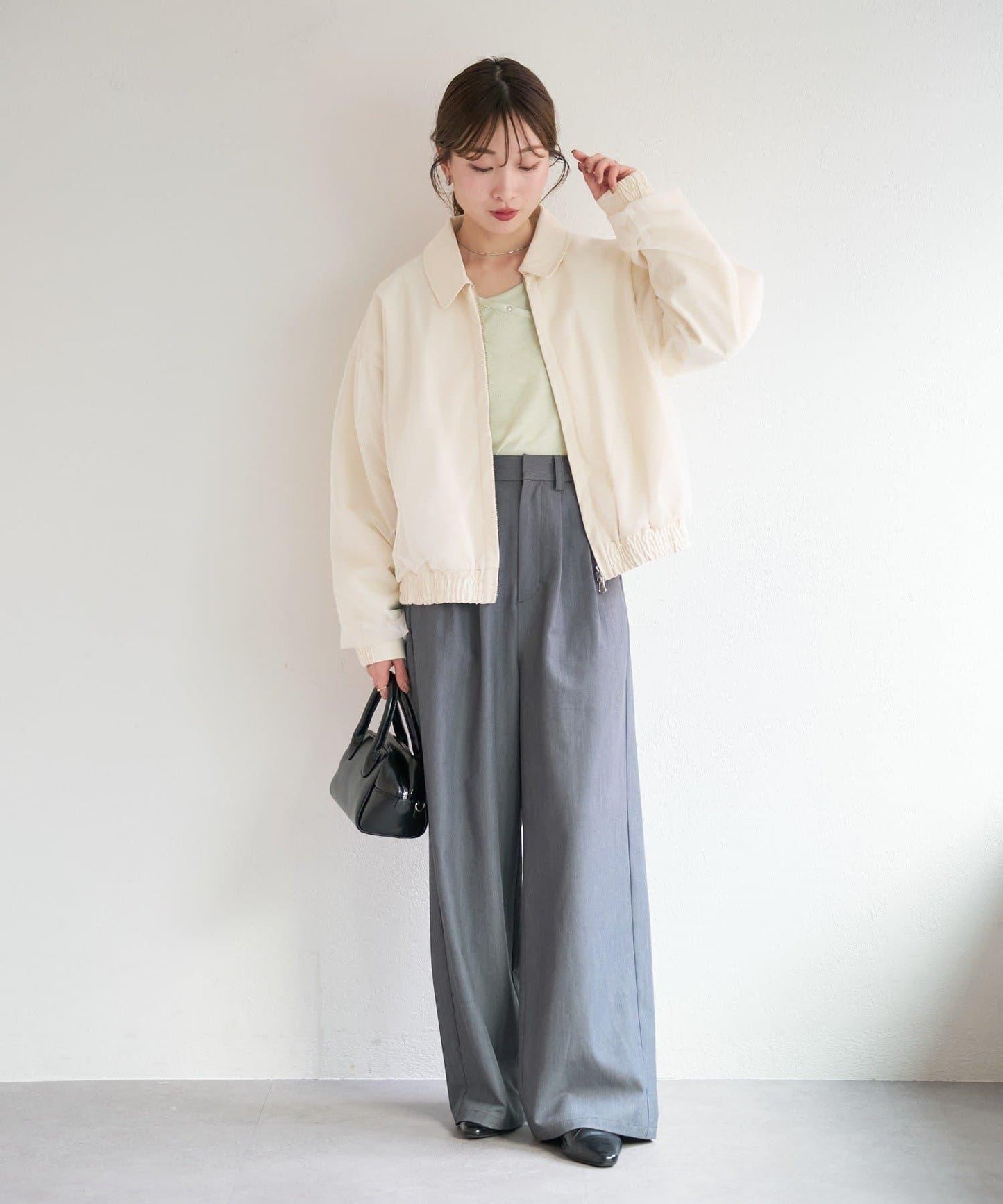 B 薄紗疊層設計 夾克