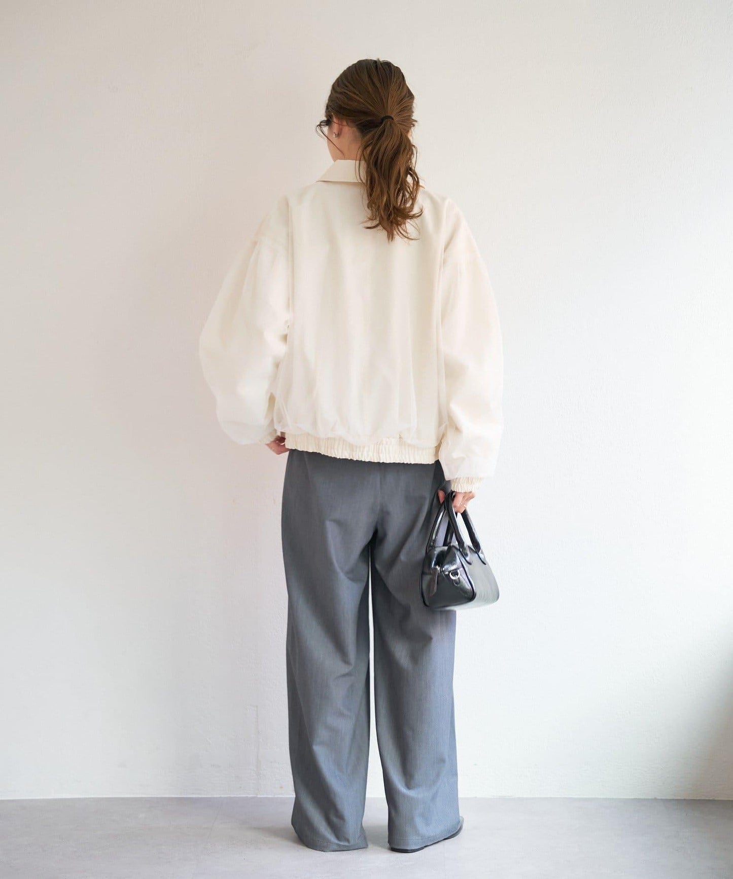 B 薄紗疊層設計 夾克