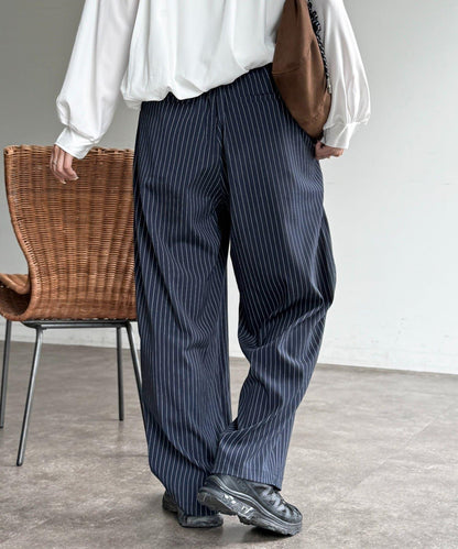 弧形版型 休閒西褲