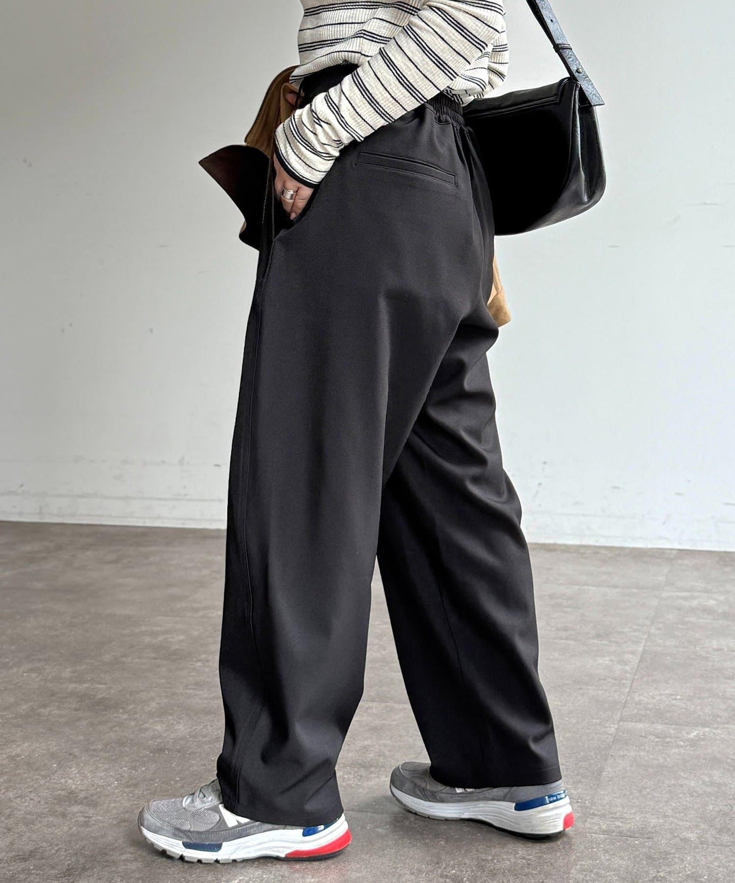 弧形版型 休閒西褲