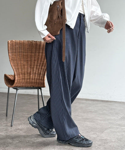 弧形版型 休閒西褲