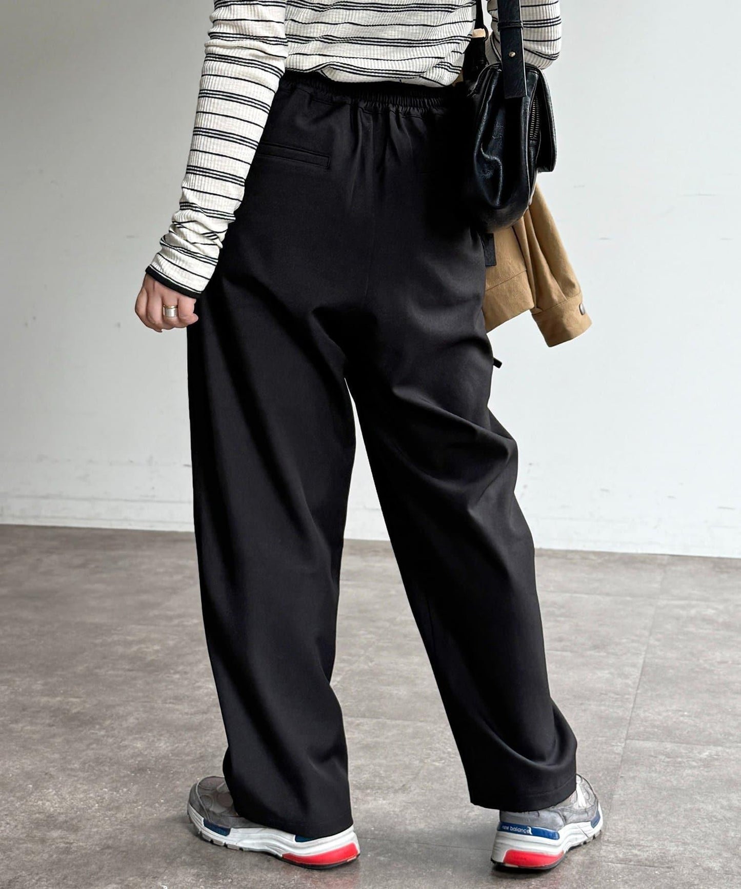 弧形版型 休閒西褲