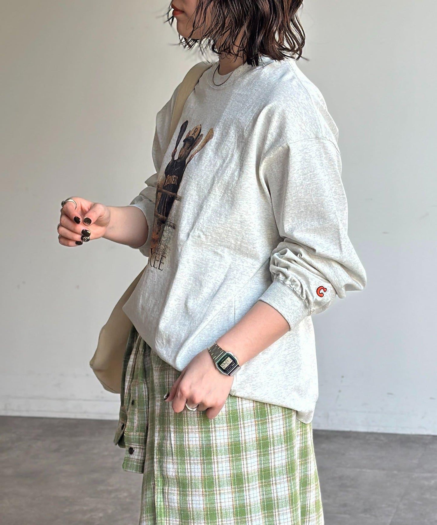 動物圖案 長袖T恤