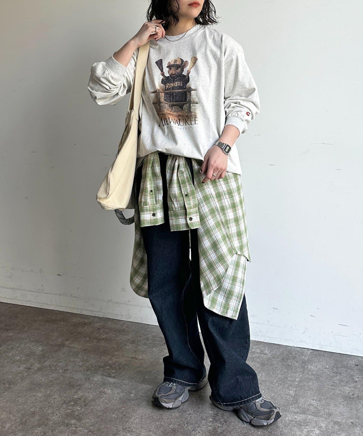 動物圖案 長袖T恤