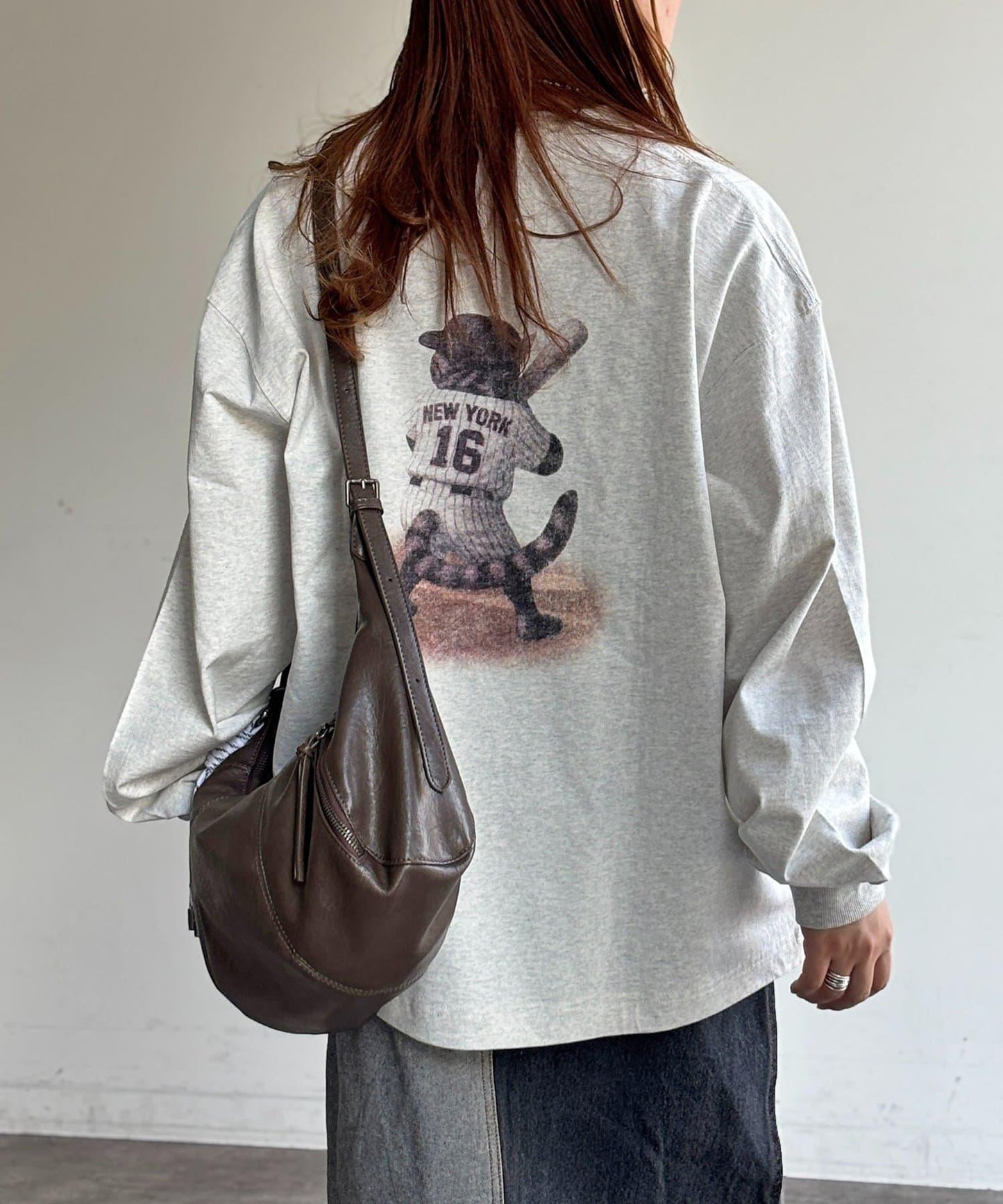 動物圖案 長袖T恤