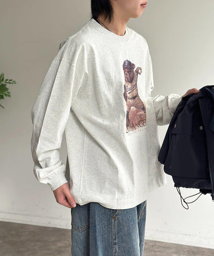 動物圖案 長袖T恤