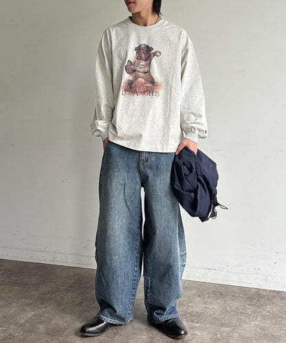 動物圖案 長袖T恤