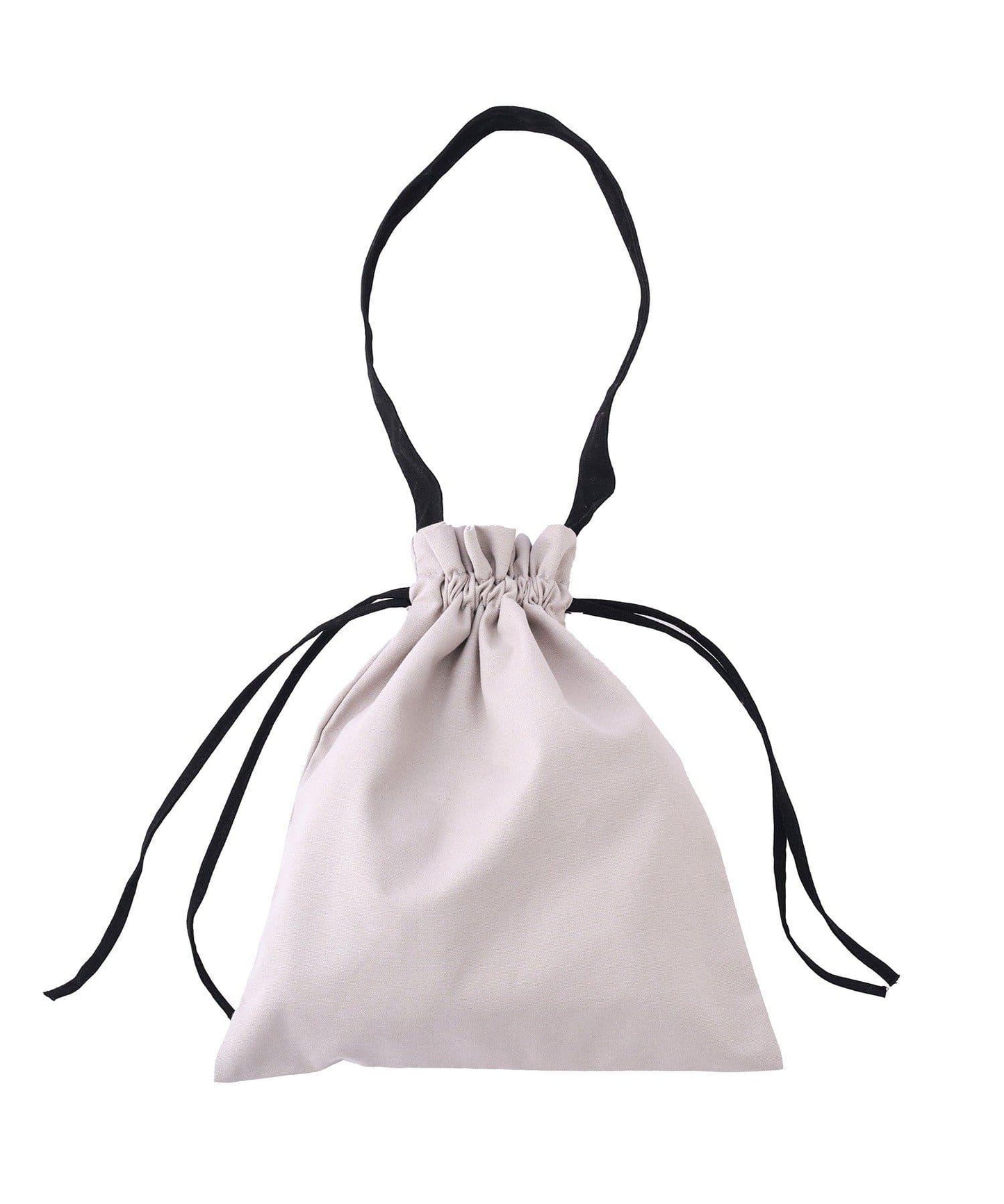 雙色束口托特包