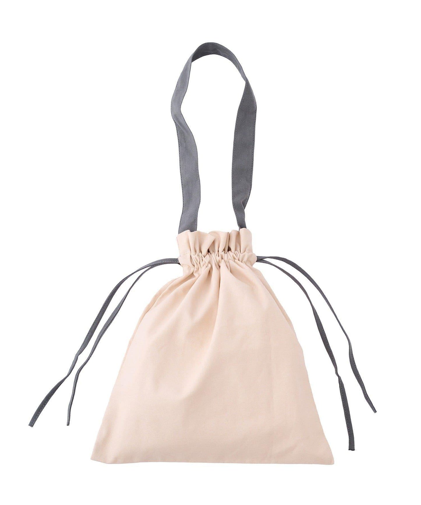 雙色束口托特包