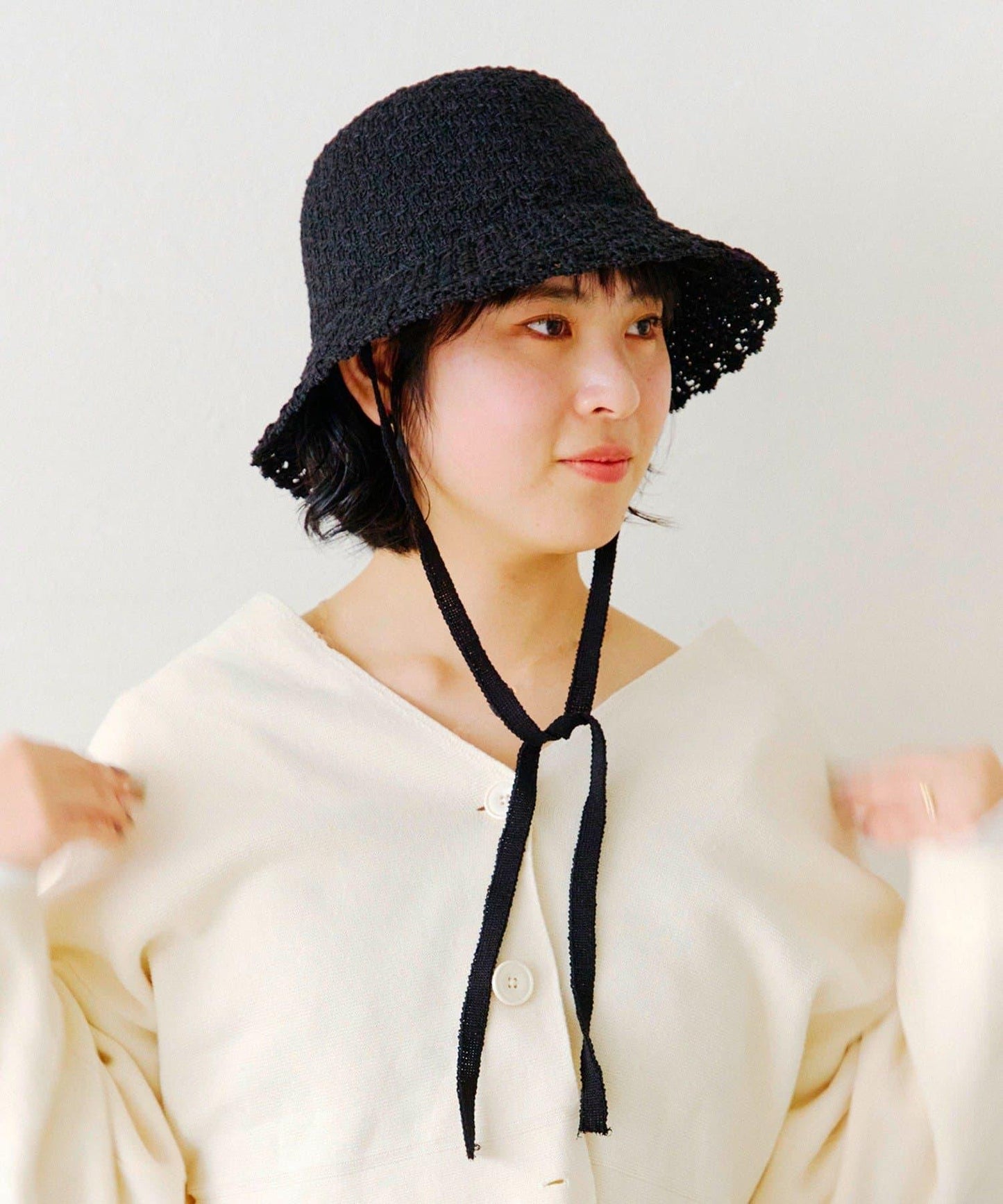 蕾絲編織漁夫帽