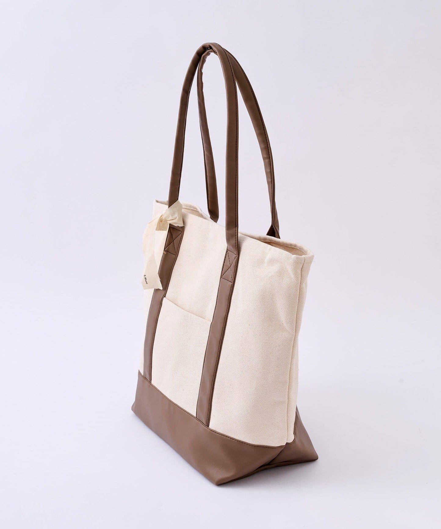 S.Blanc Bag_070 仿皮混合托特包 S.blanc