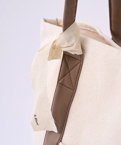 S.Blanc Bag_070 仿皮混合托特包 S.blanc