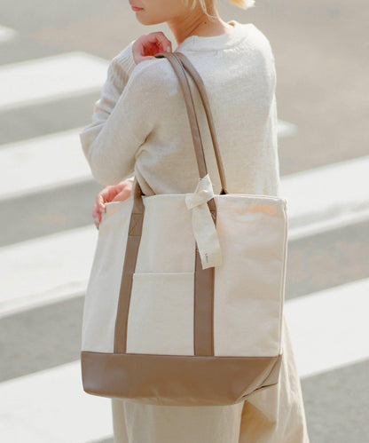 S.Blanc Bag_070 仿皮混合托特包 S.blanc