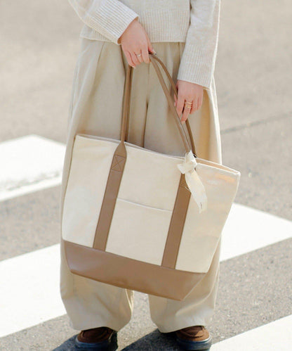 S.Blanc Bag_070 仿皮混合托特包 S.blanc