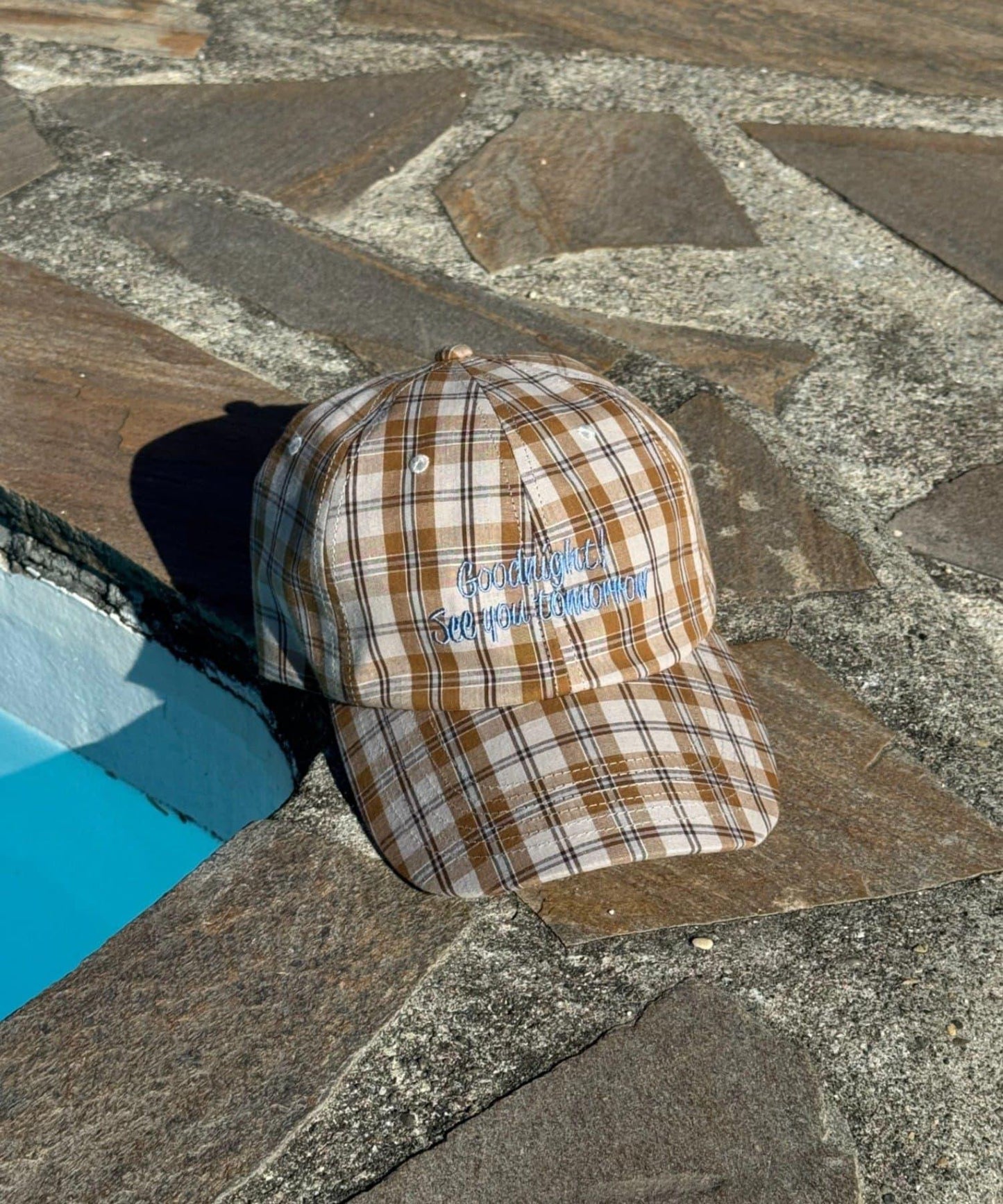 UNISEX 格紋Logo棒球帽