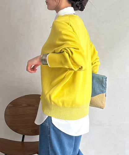 疊穿設計 針織套頭衫