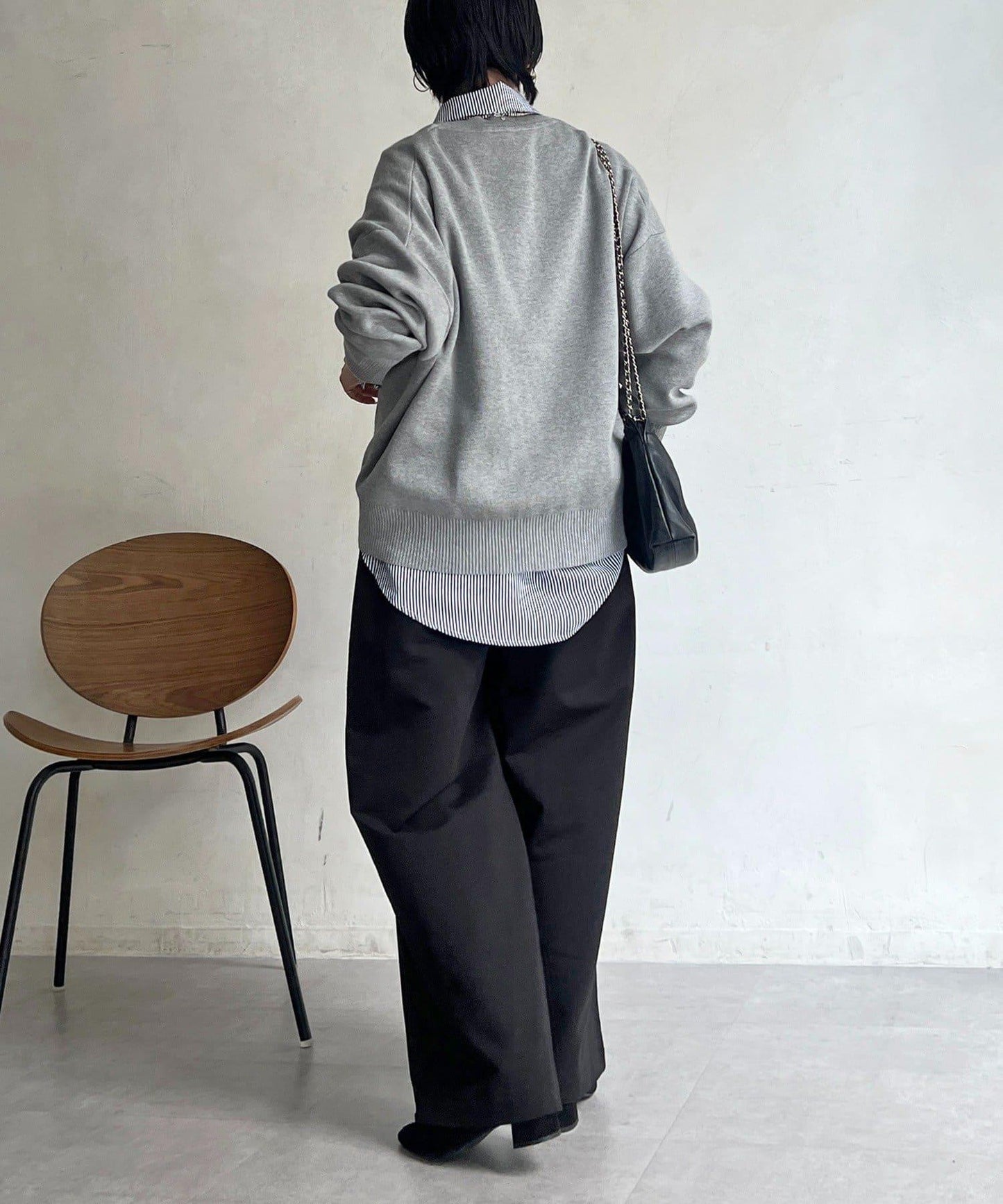 疊穿設計 針織套頭衫