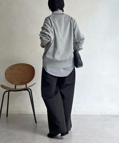 疊穿設計 針織套頭衫