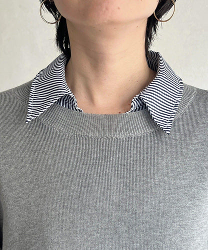 疊穿設計 針織套頭衫