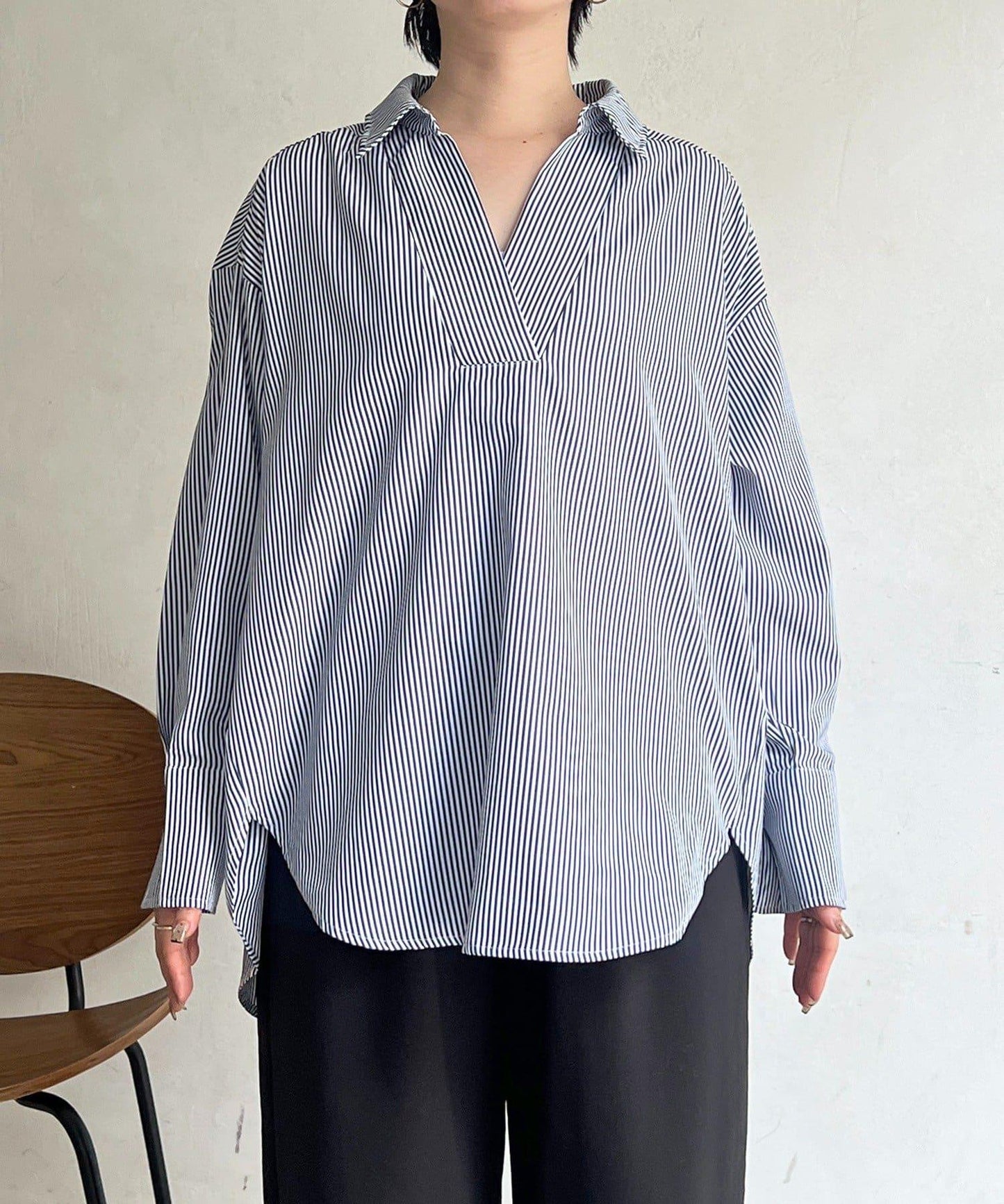 疊穿設計 針織套頭衫