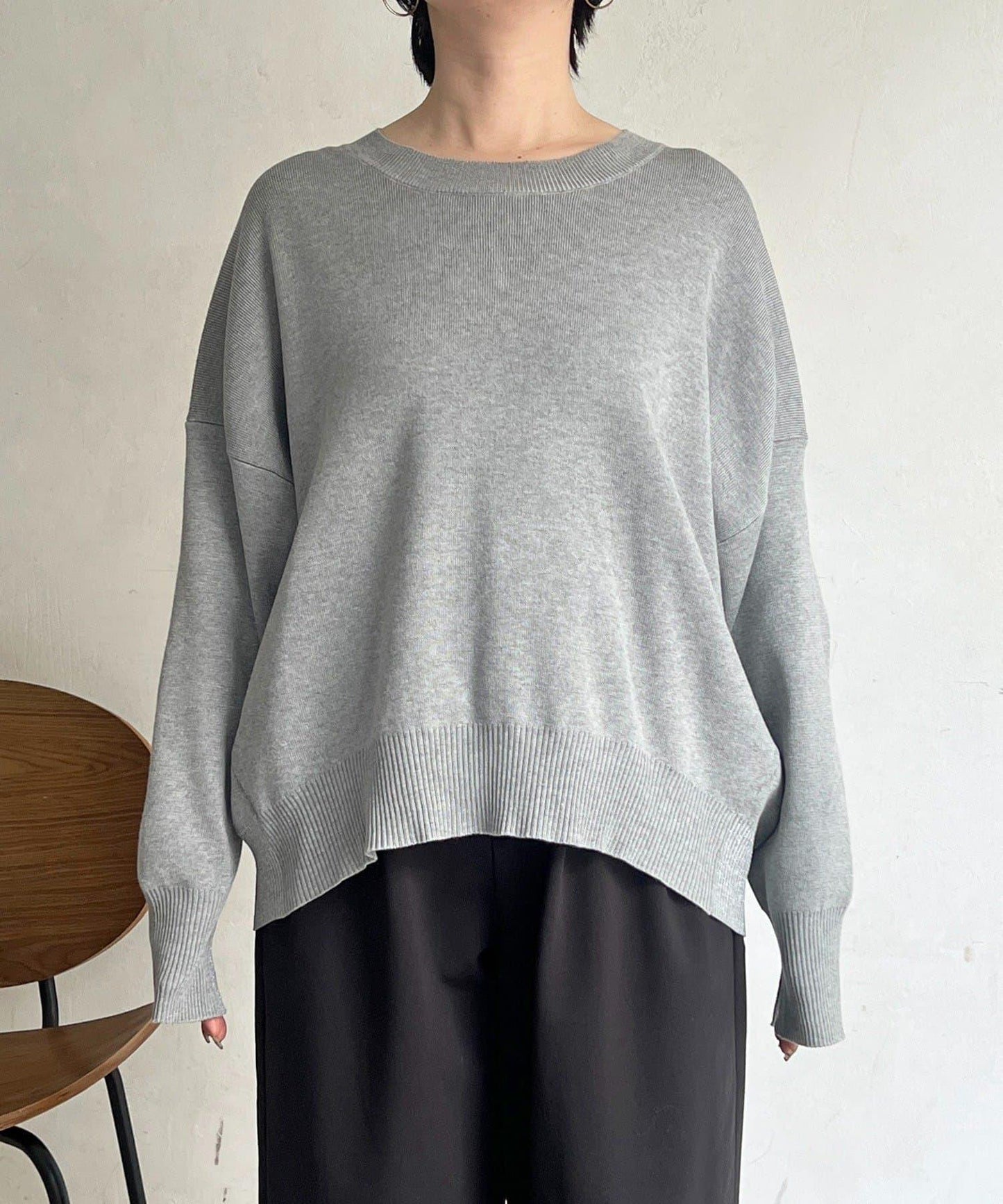 疊穿設計 針織套頭衫