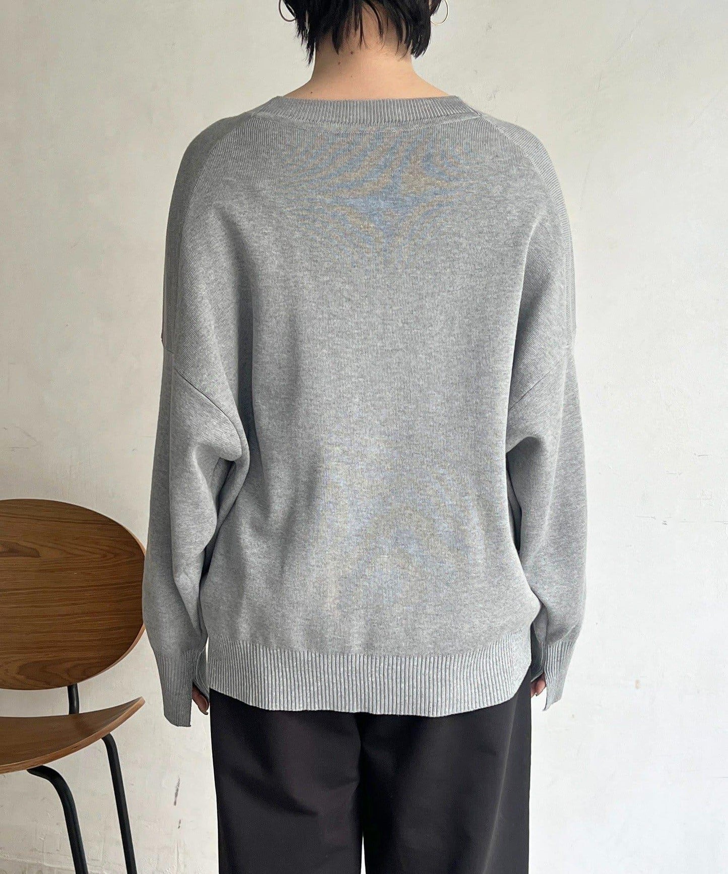 疊穿設計 針織套頭衫