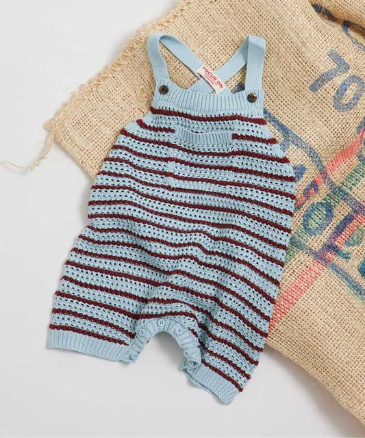 Bpop 夏季針織揹帶連體褲