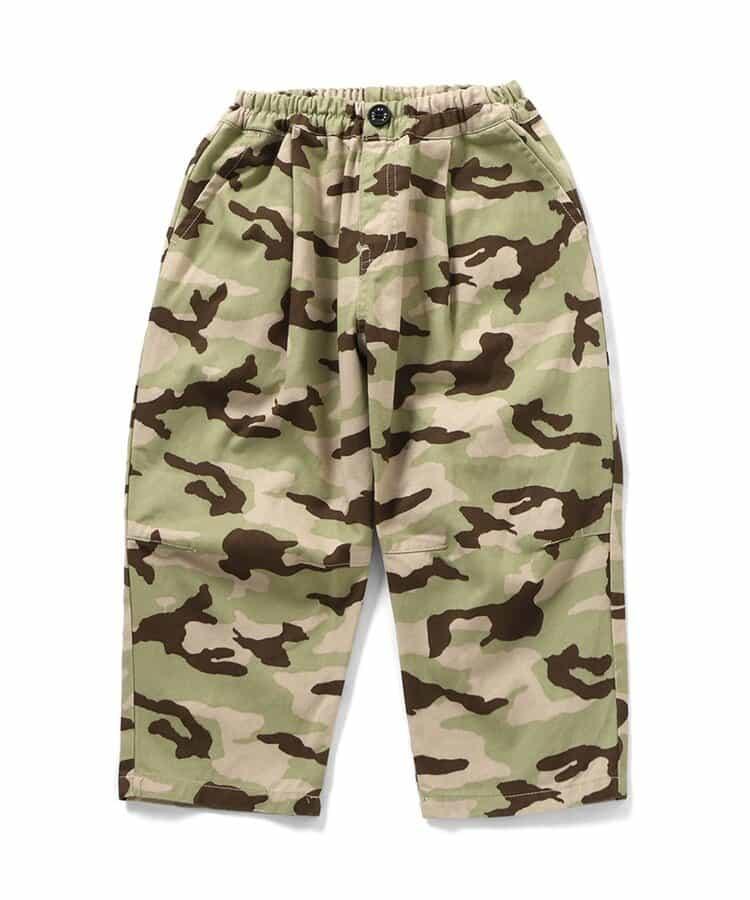 闊腿褶襉長褲（十分丈）