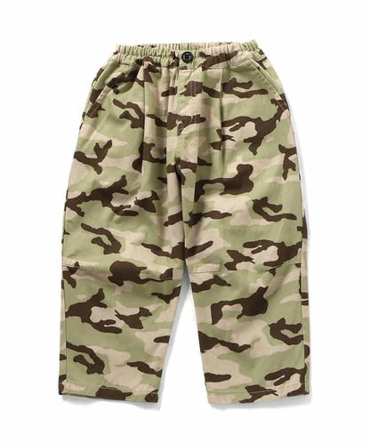 闊腿褶襉長褲（十分丈）