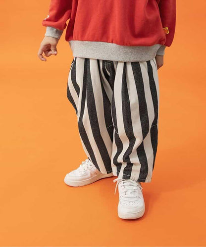 闊腿褶襉長褲（十分丈）