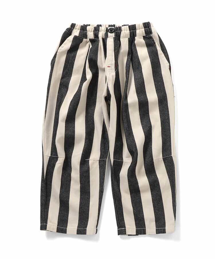 闊腿褶襉長褲（十分丈）