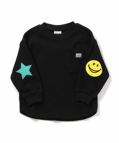 護肘補丁設計 長袖T恤