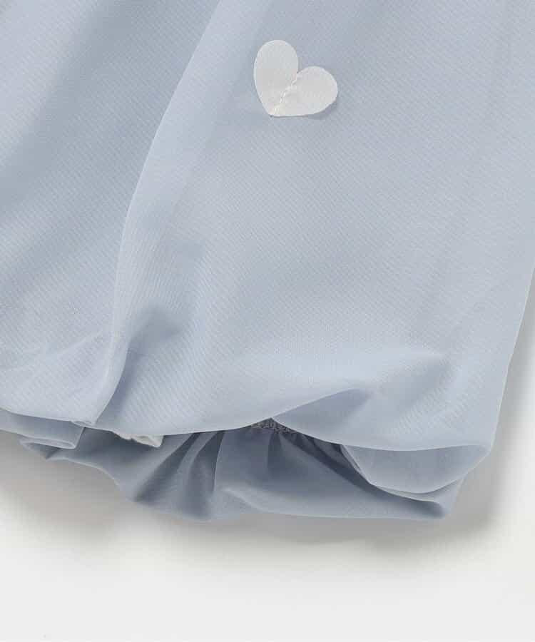 雪紡蓬鬆拼接上衣