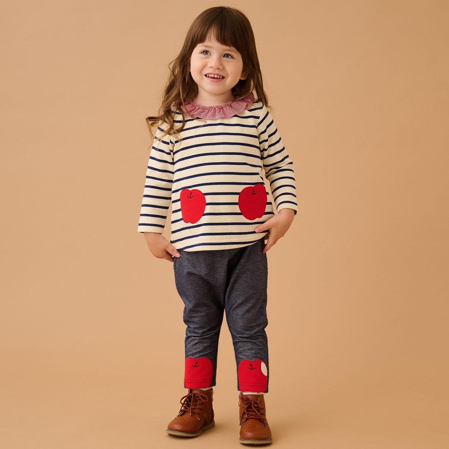 Girls 針織牛仔褲